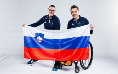 Tabea in Jernej na paralimpijske igre